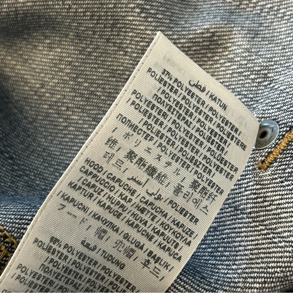 Guess hooded denim jacket S - Picture 7 of 11